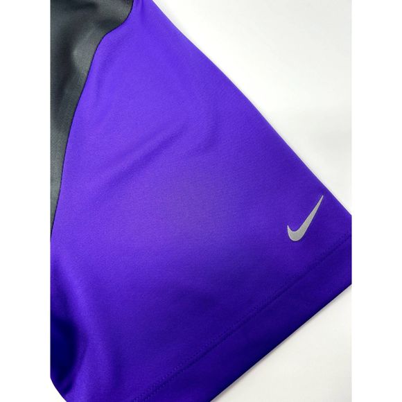 NikeGolf Tour Performance Dri-Fit Mens Polo Smokey Gray Short Sleeve Shirt XL - Picture 6 of 11